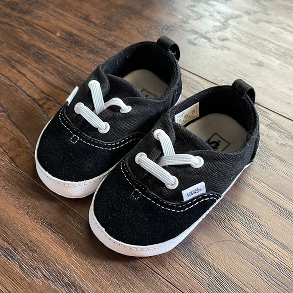 Vans Other - Baby infant Vans Black Size 4 Sneakers